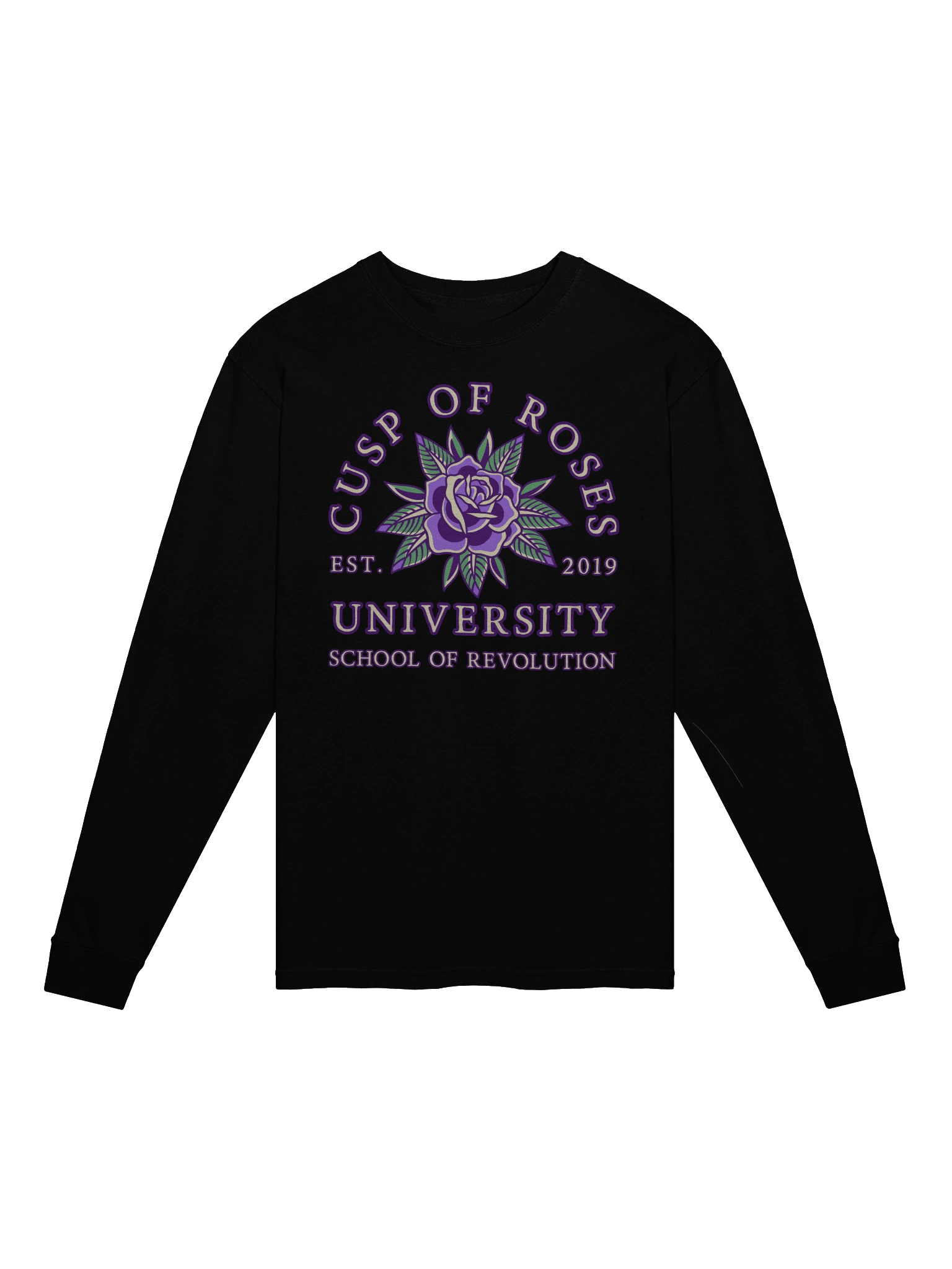school of revolution | long-sleeve tee | scorpio-sagittarius cusp product image (1)