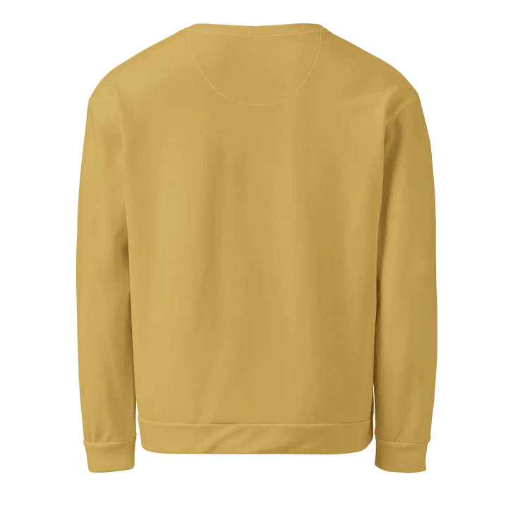 Plain Medium Dark Yellow Light Summer Unisex Recycled Polyester Heavyweight Premium Sweatshirt by Treasure Pie product image (2)