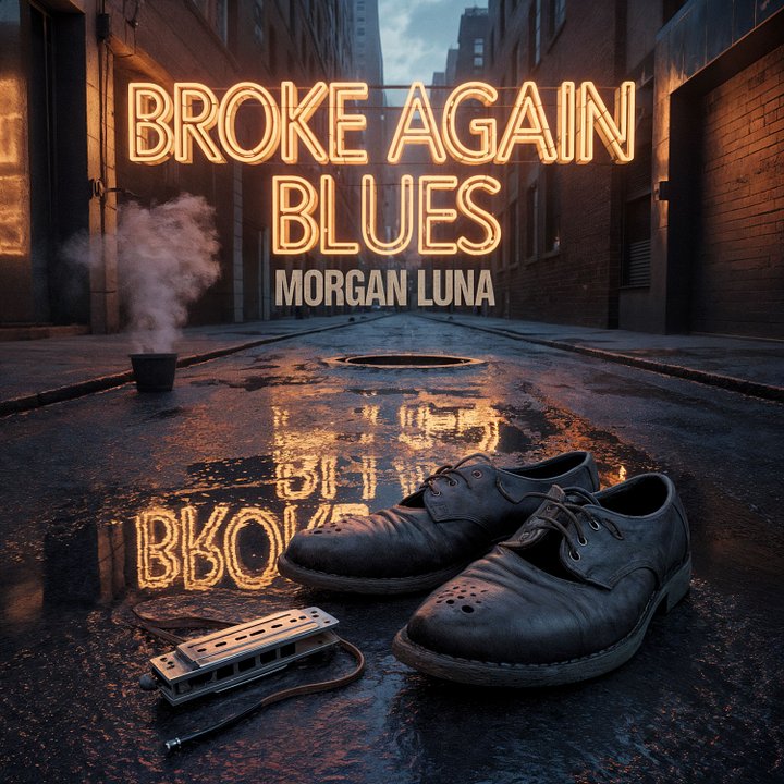 Broke Again Blues - Morgan Luna (Chicago Blues) | Digital Download product image (1)
