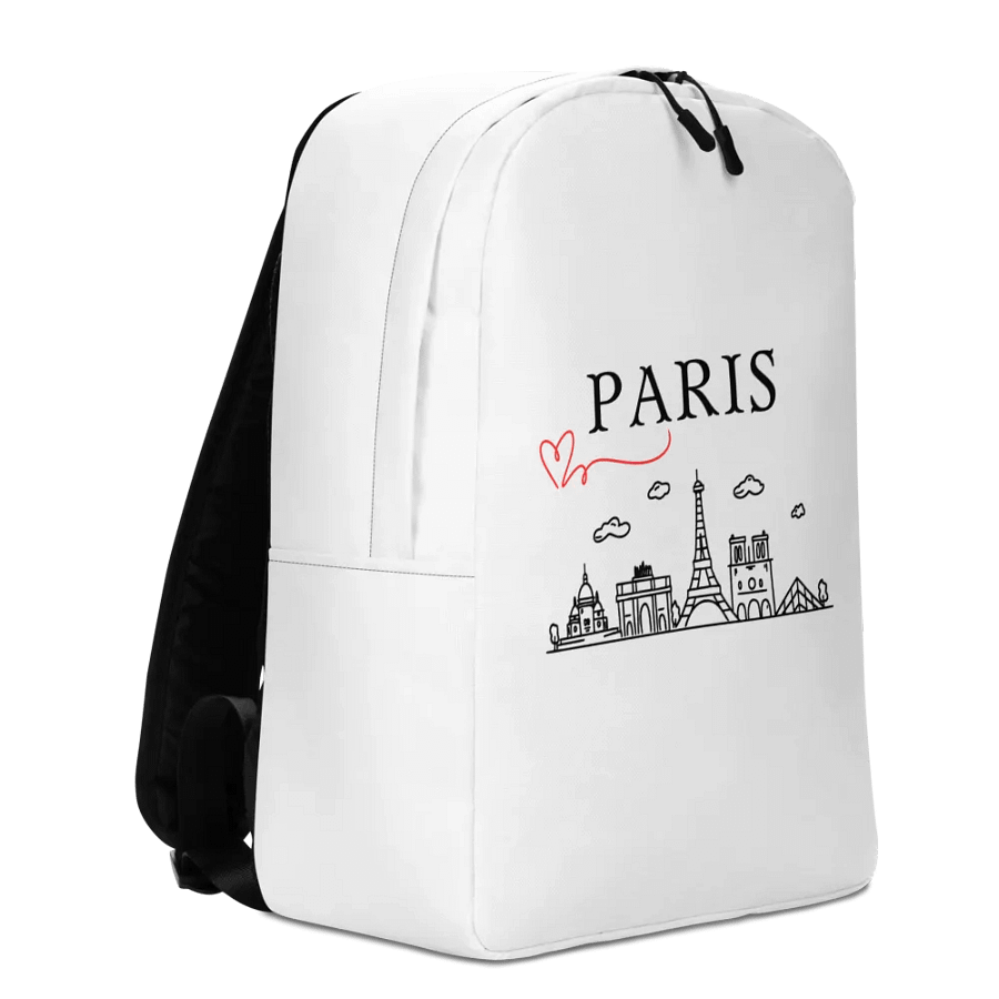 Love Paris with Monuments Minimalist Backpack product image (3)