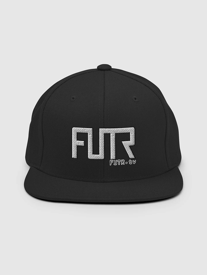 White FUTR Logo Snapback Hat product image (1)