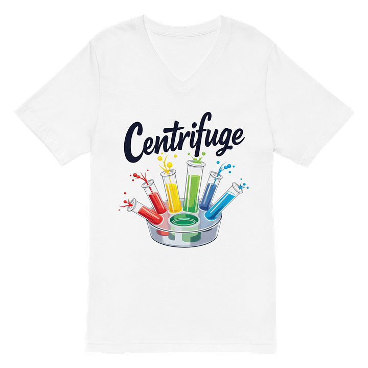 Colorful Centrifuge Splash V-Neck Tee product image (2)