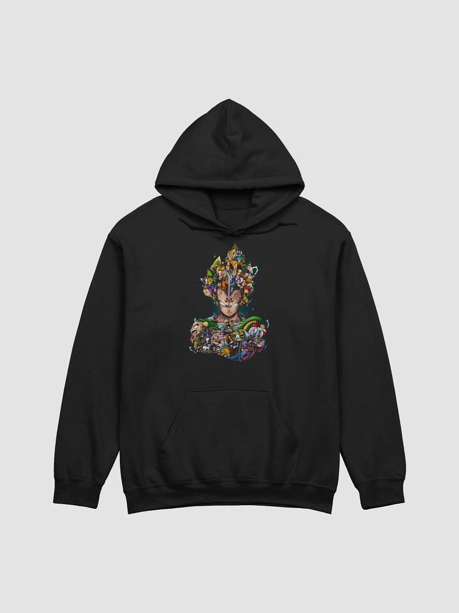 Dragon Ball Z Vegeta Rainbow Collage Sweatshirt – Gildan Midweight product image (1)