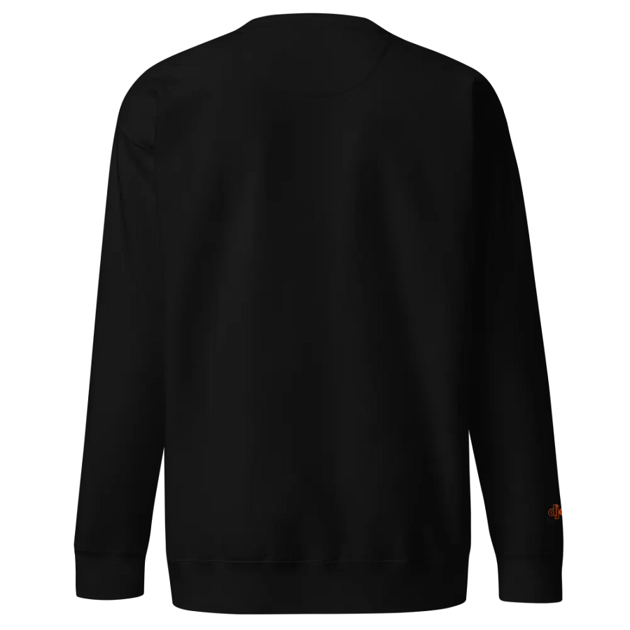 [DAT1] Premium Black Sweatshirt w/Embroidered logo (mango logo) product image (4)