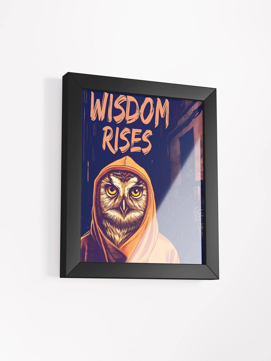Urban Owl Wisdom Framed Poster product image (2)