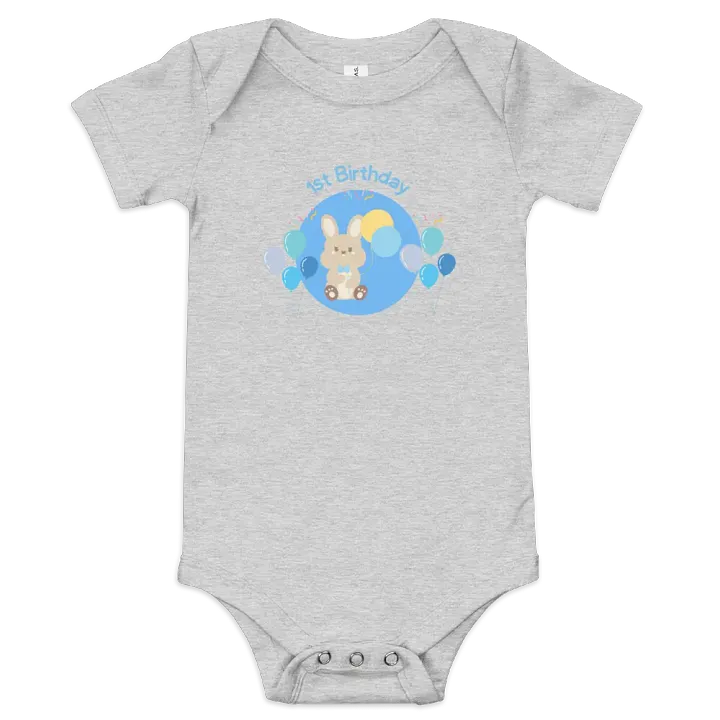 Bunny Balloon Bash Baby Onesie product image (3)