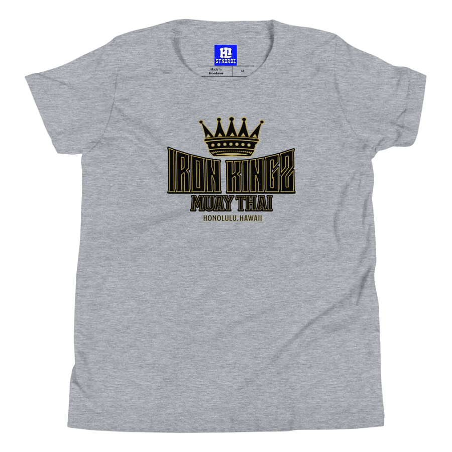 Youth Iron Kingz Muay Thai Tee W/ Skeleton Face & Crown product image (4)