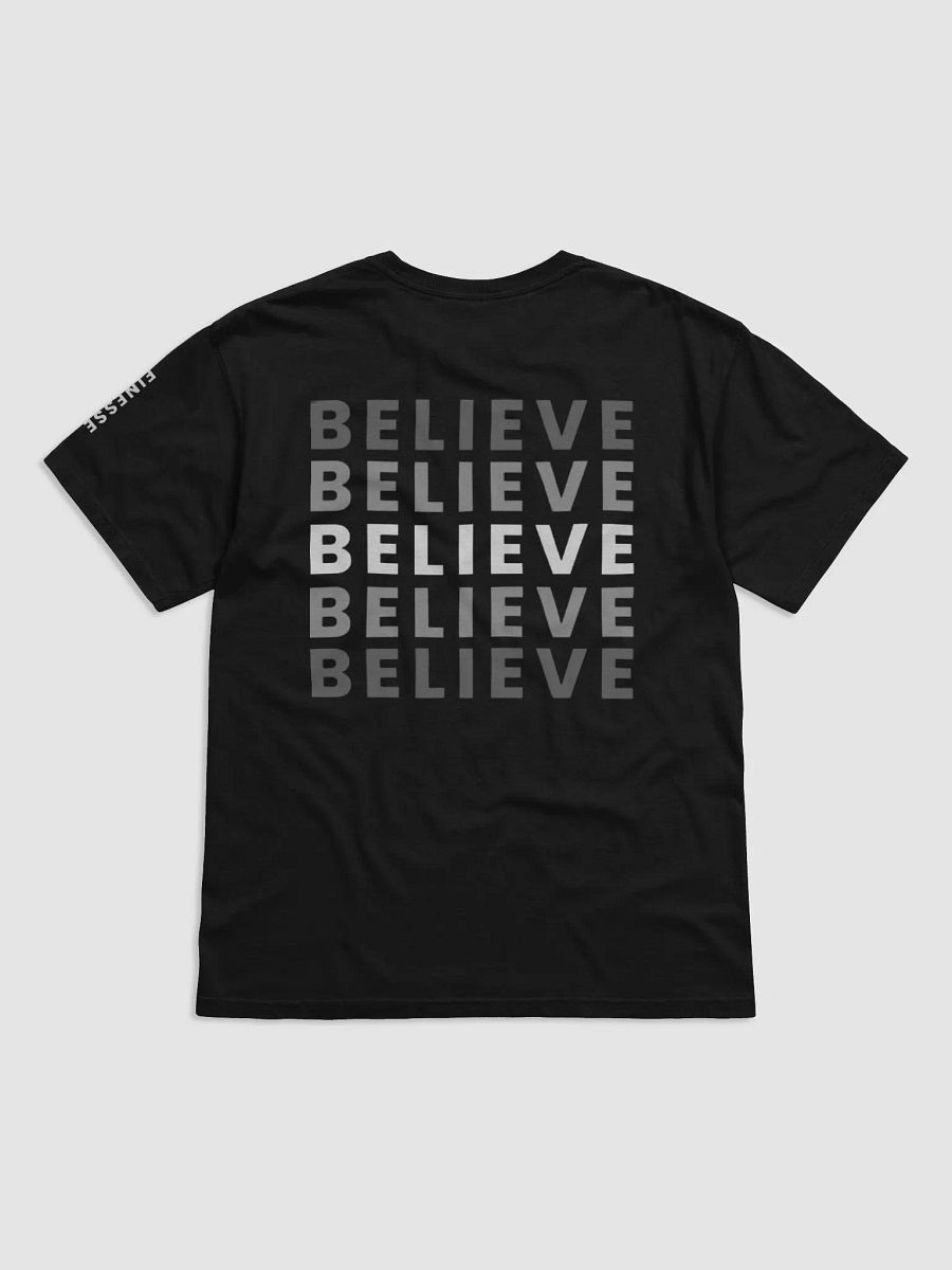 Simple Believe Black T-Shirt product image (2)