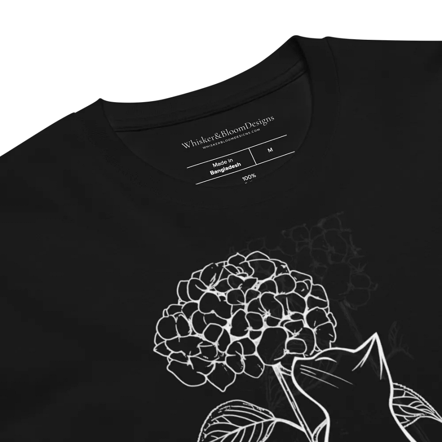 Hydrangea Cat Supreme Comfort Unisex T-Shirt product image (6)