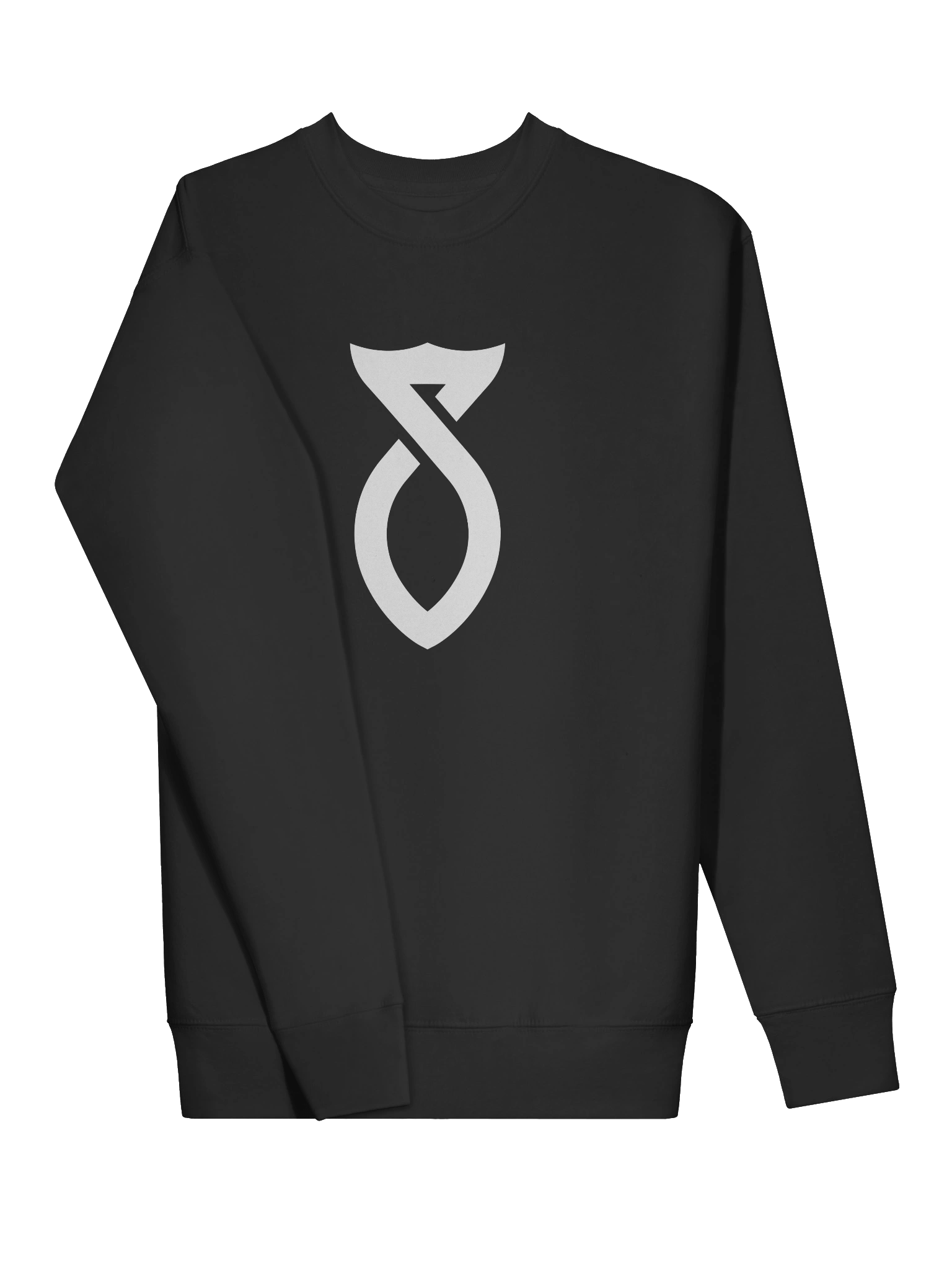 White on Black Sweatshirt product image (3)