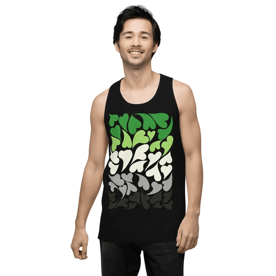 Nestled PRIDE Aromantic Tank Top product image (5)