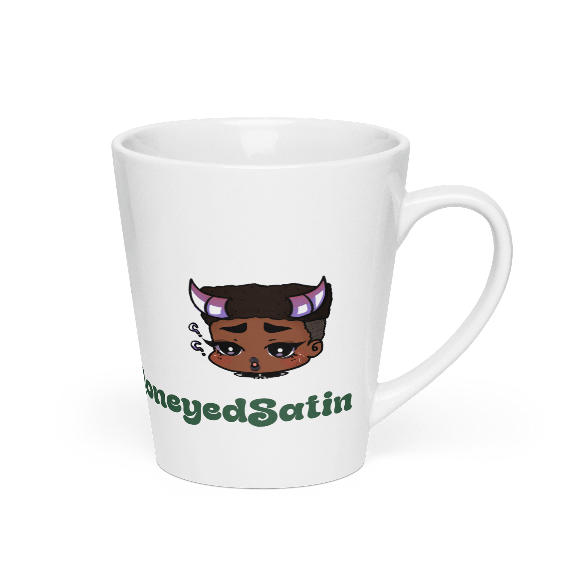 Lil' Confused Satin Latte Mug product image (2)