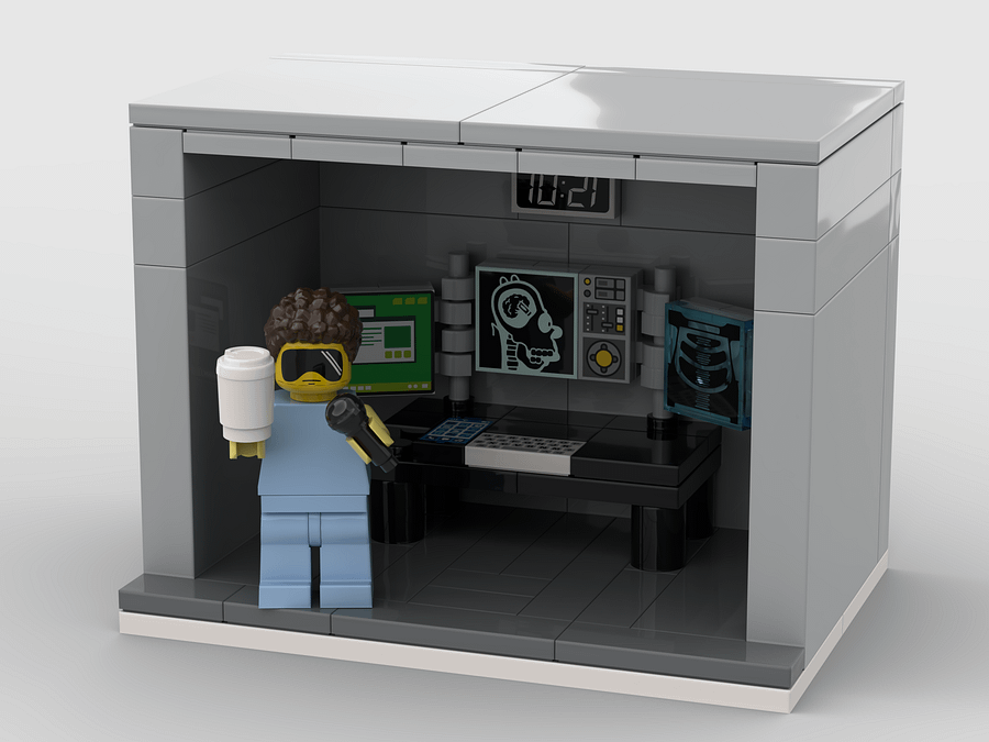 Radiology Reading Room MOC Instructions (90 pieces) + 4K Images (DIGITAL PRODUCT) product image (2)
