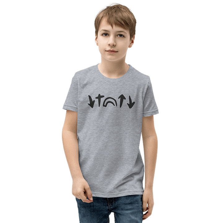 He Came. He Died. He Arose. He's Coming Back Christian Kids Minimalist Shirt product image (1)