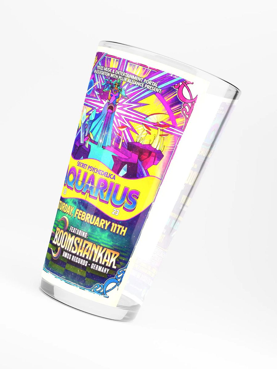 Aquarius 2023 Shaker Pint Glass product image (4)