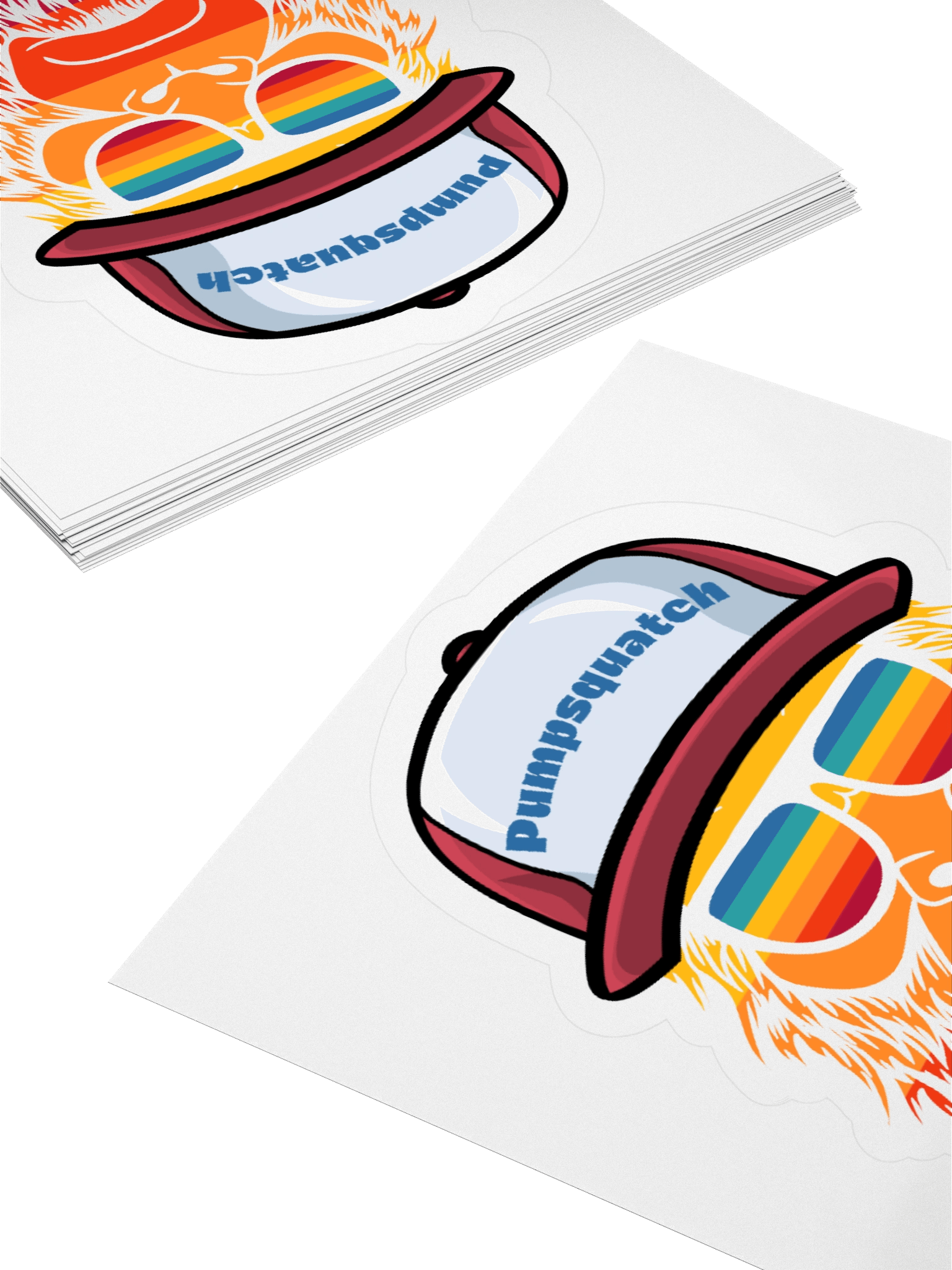 3 in Retro Pumpsquatch Sticker product image (4)