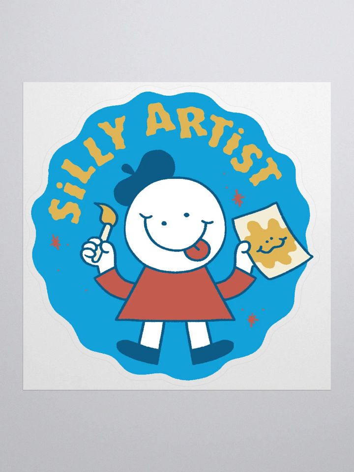 silly artist sticker product image (2)
