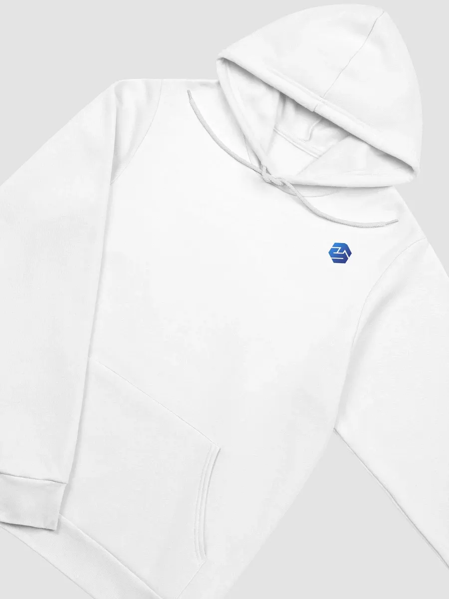 White Bella+Canvas Supersoft Hoodie product image (4)