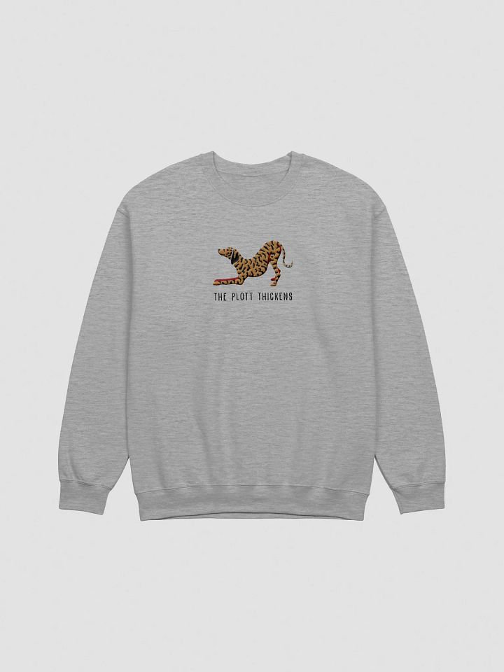 The Plott Thickens Sweatshirt (Embroidered) of a Plott Hound(Tan Brindle) product image (10)