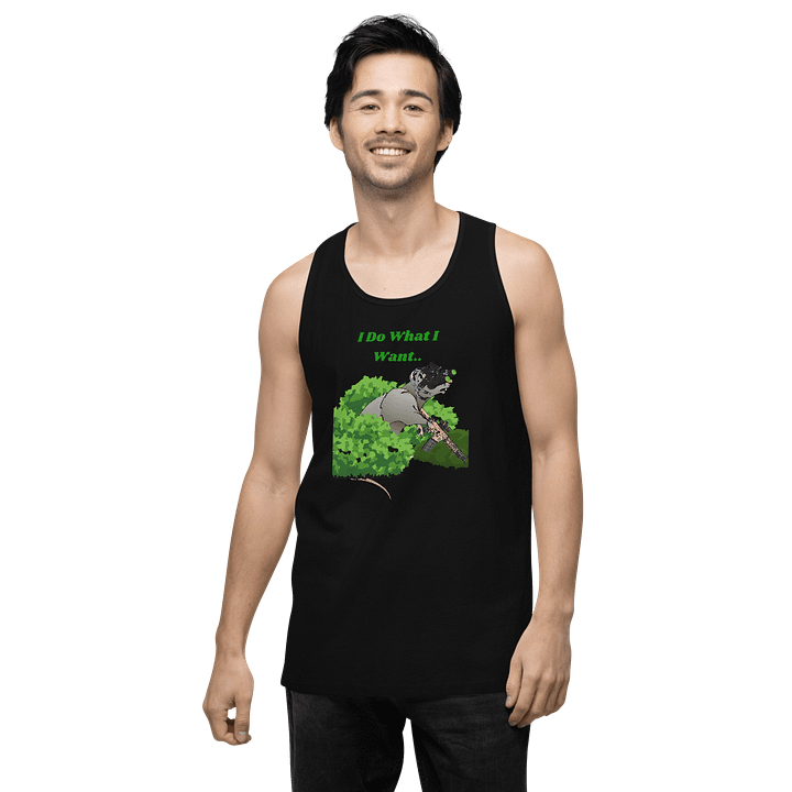 Rebel Ratty Men's Tank Top product image (2)