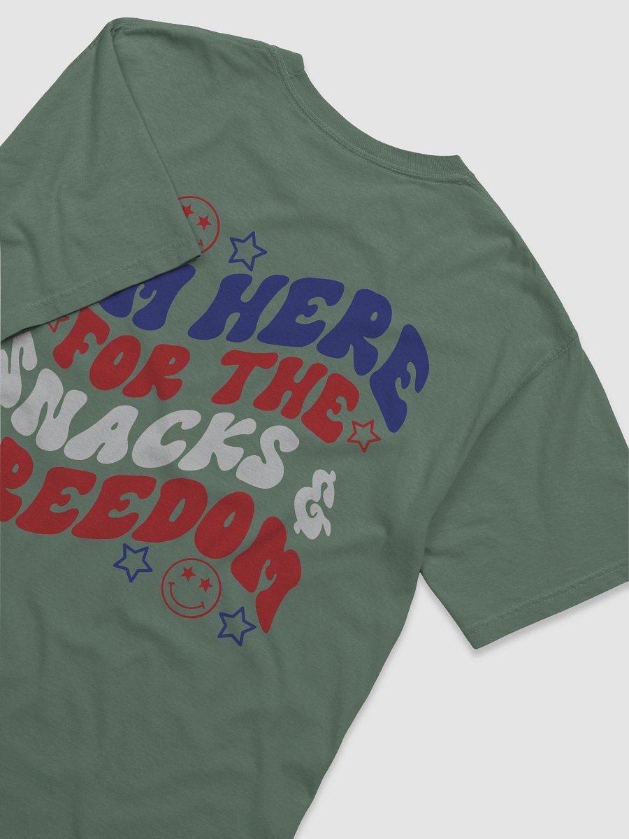 Snacks & Freedom Patriotic Tee product image (47)