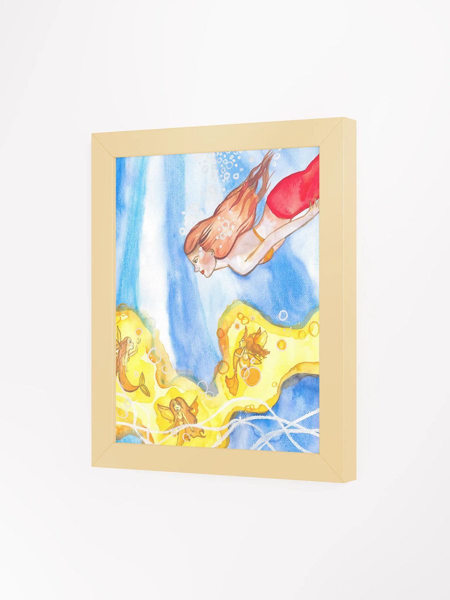 Mermaid Illumination Framed Print product image (15)
