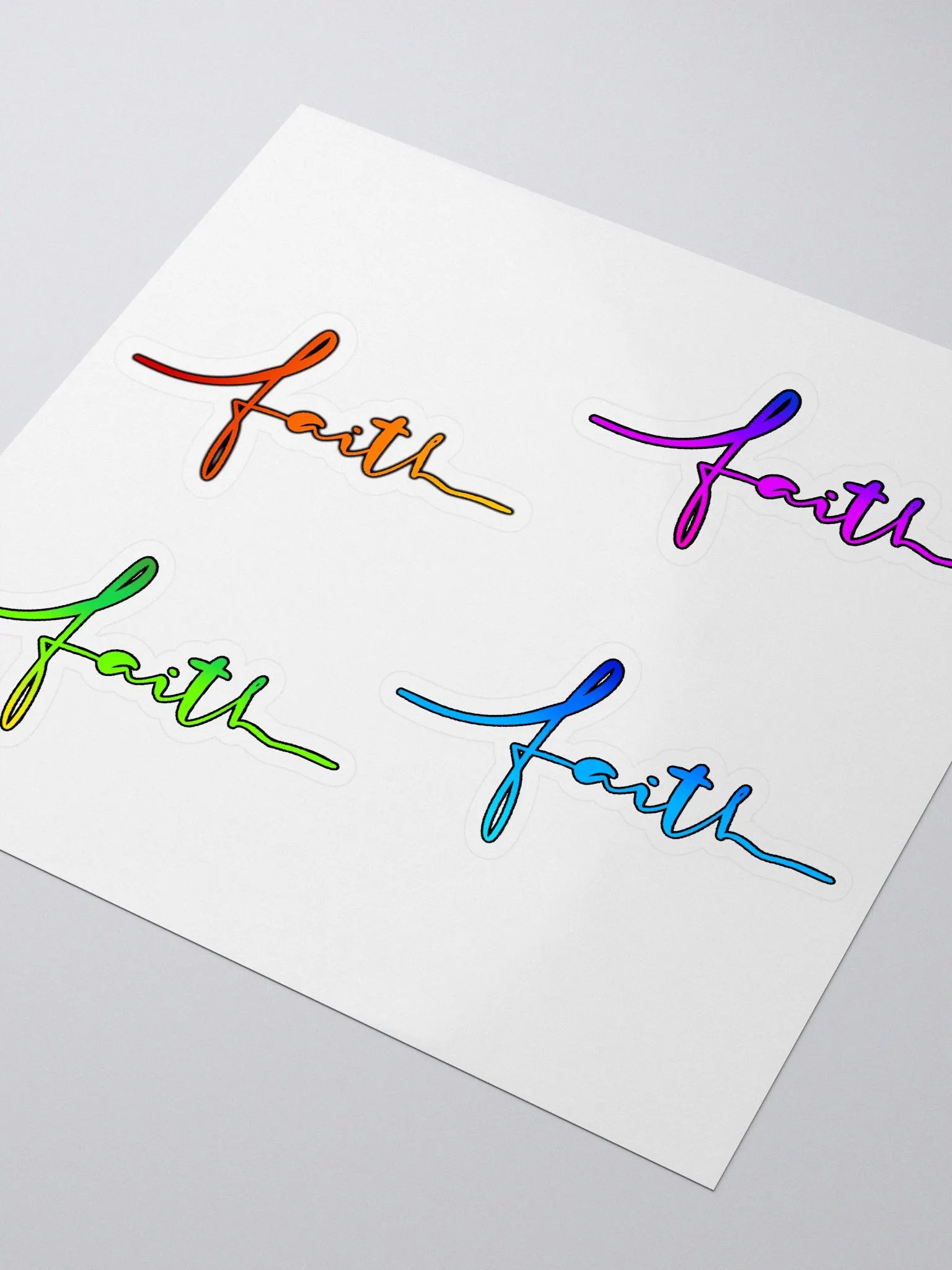 Faith Script Lettered Sticker Sheet product image (3)