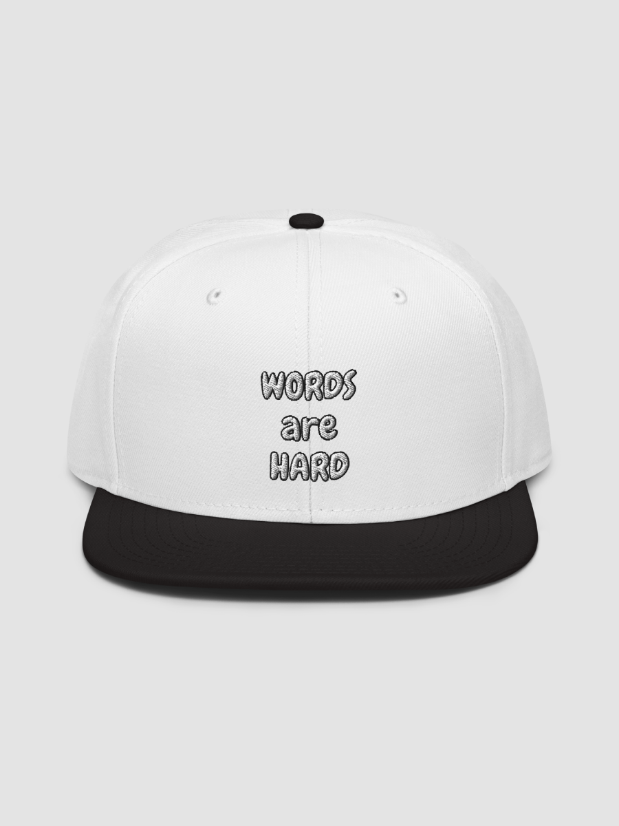 Words are Hard Hat product image (1)