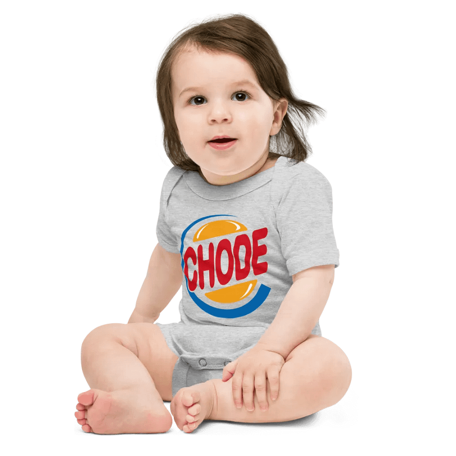Chode Burger baby onesie product image (2)