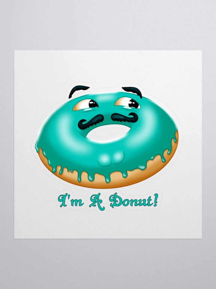I'm A Donut Guy KissCut Sticker product image (2)
