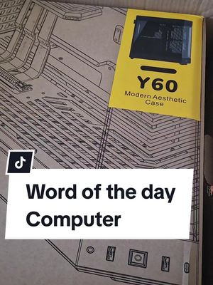 Who wants to see this out of the box #wordoftheday #fyp #learnontiktok #computer #newpc #pc 