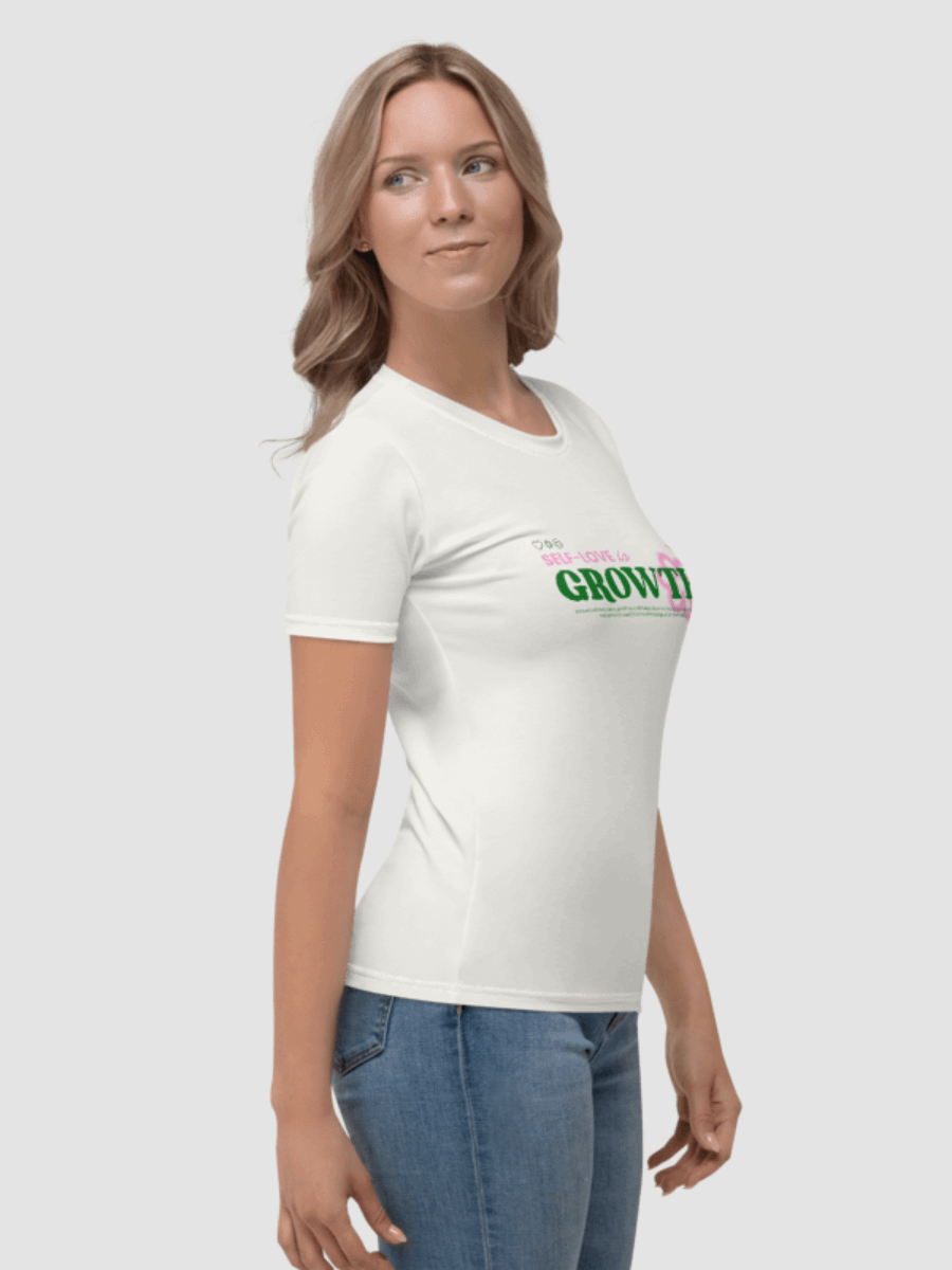 Self-Love Is Growth T-Shirt - Light Beige product image (3)