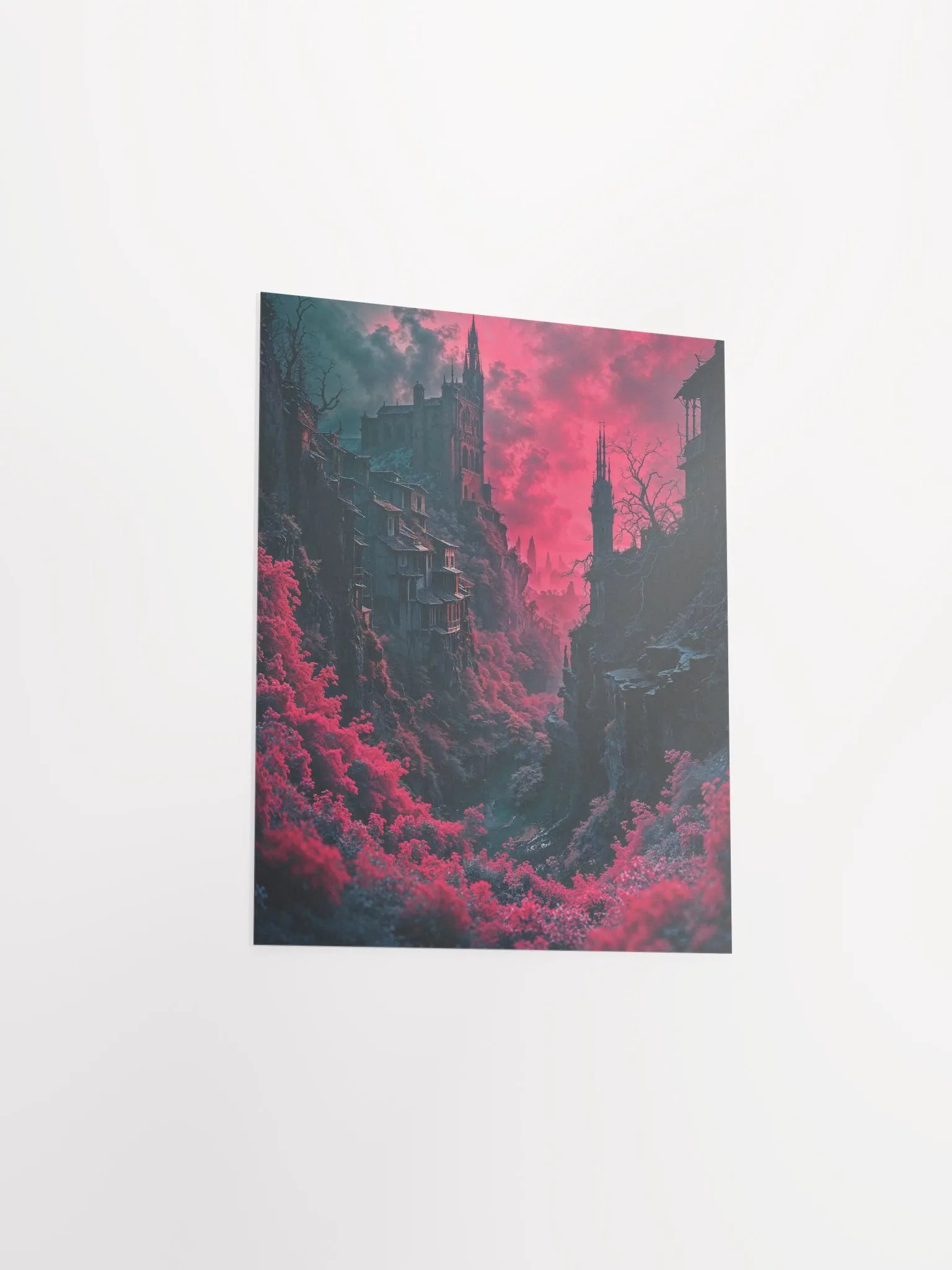Ethereal Castle Cliff Poster product image (24)