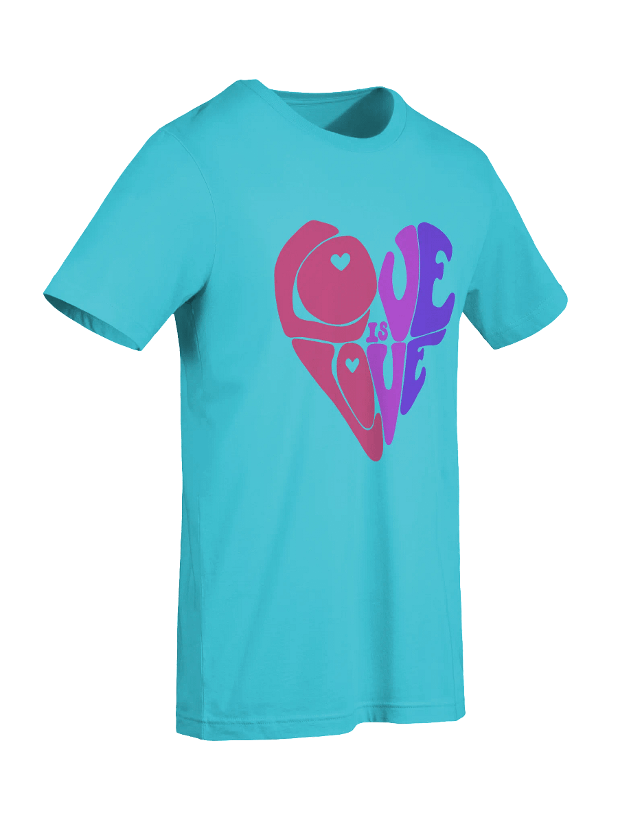 Bisexual Love is Love big print tee product image (9)