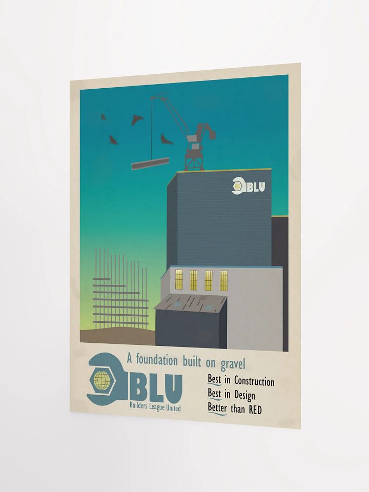 1960's Styled BLU Poster product image (3)