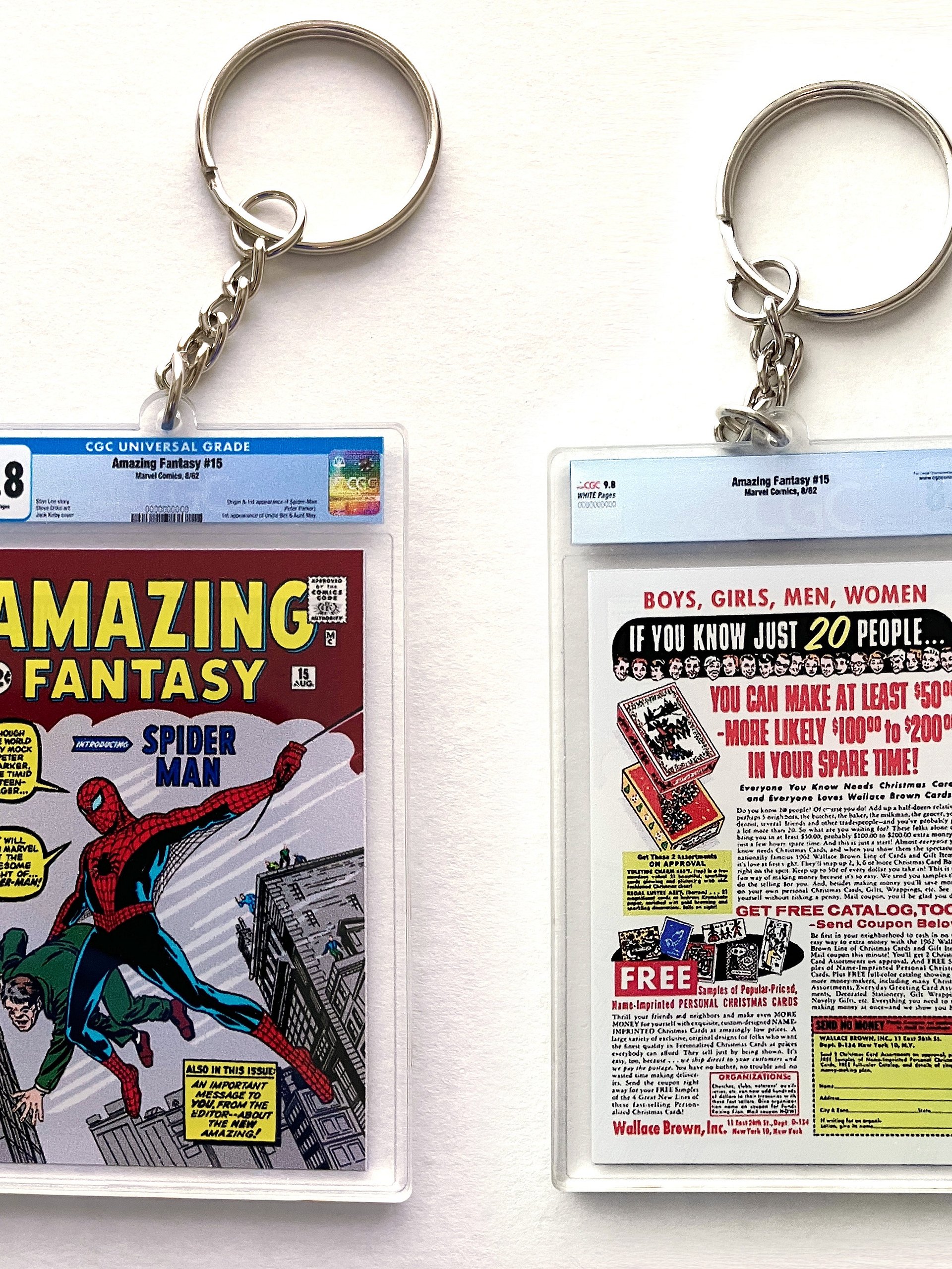 Amazing Fantasy #15 CGC 9.8 Spider-Man Keychain product image (2)