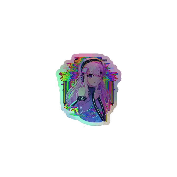 Updated Akheera Sticker (with background, holographic) product image (1)