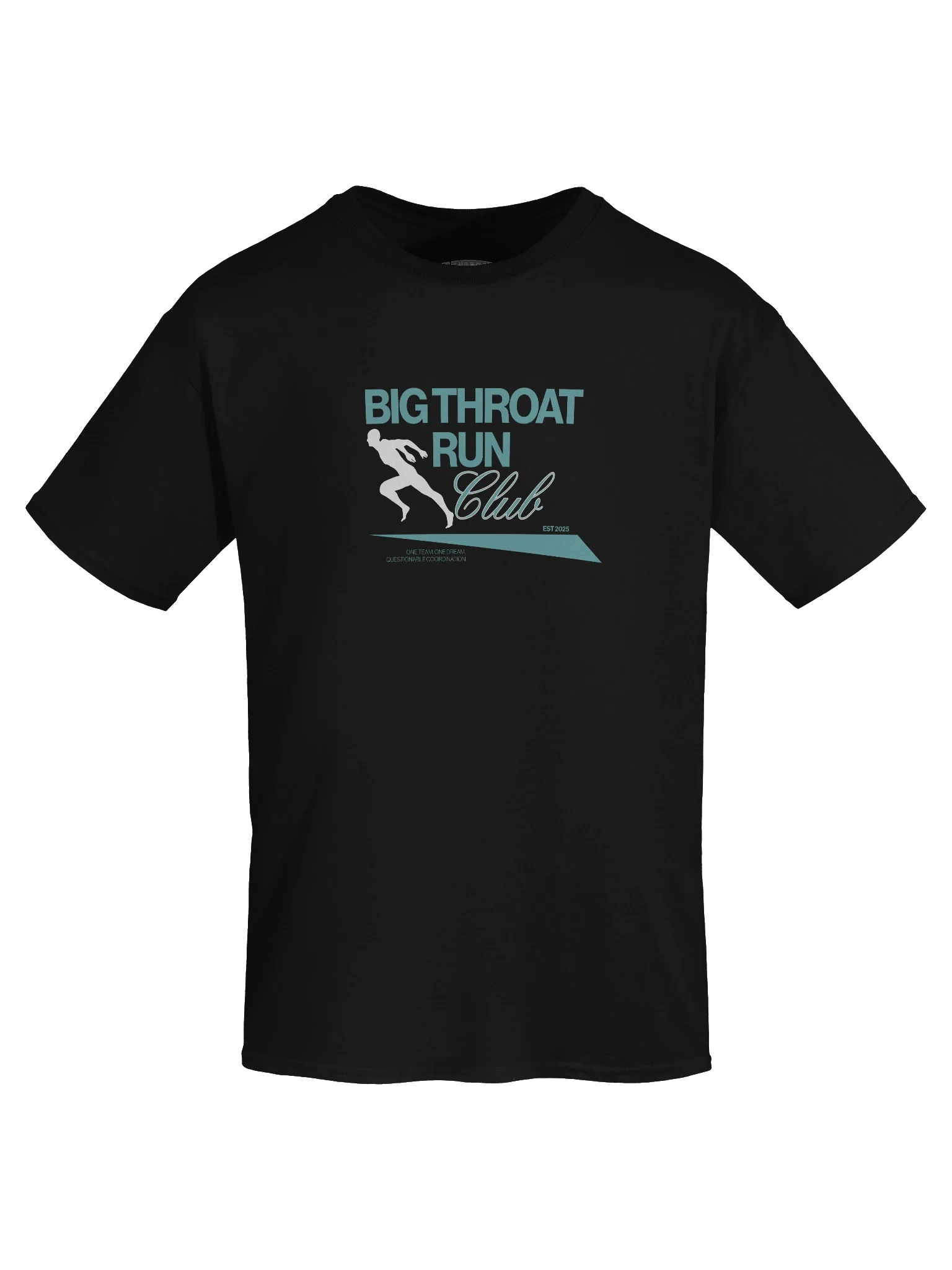 Big Throat Run Club (Black Tee) product image (7)