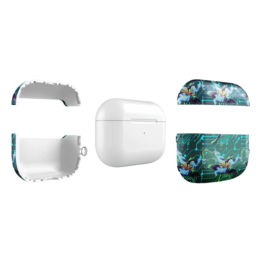 Floral Circuit All-Over Print AirPods® Case or the techi ladies product image (45)
