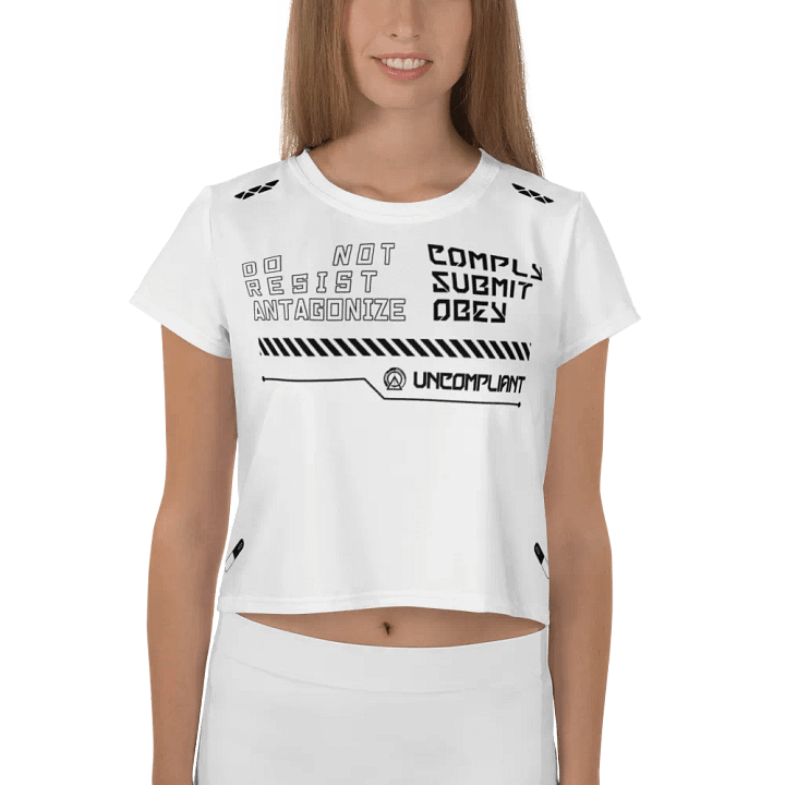 The Statement Crop Top - White product image (1)
