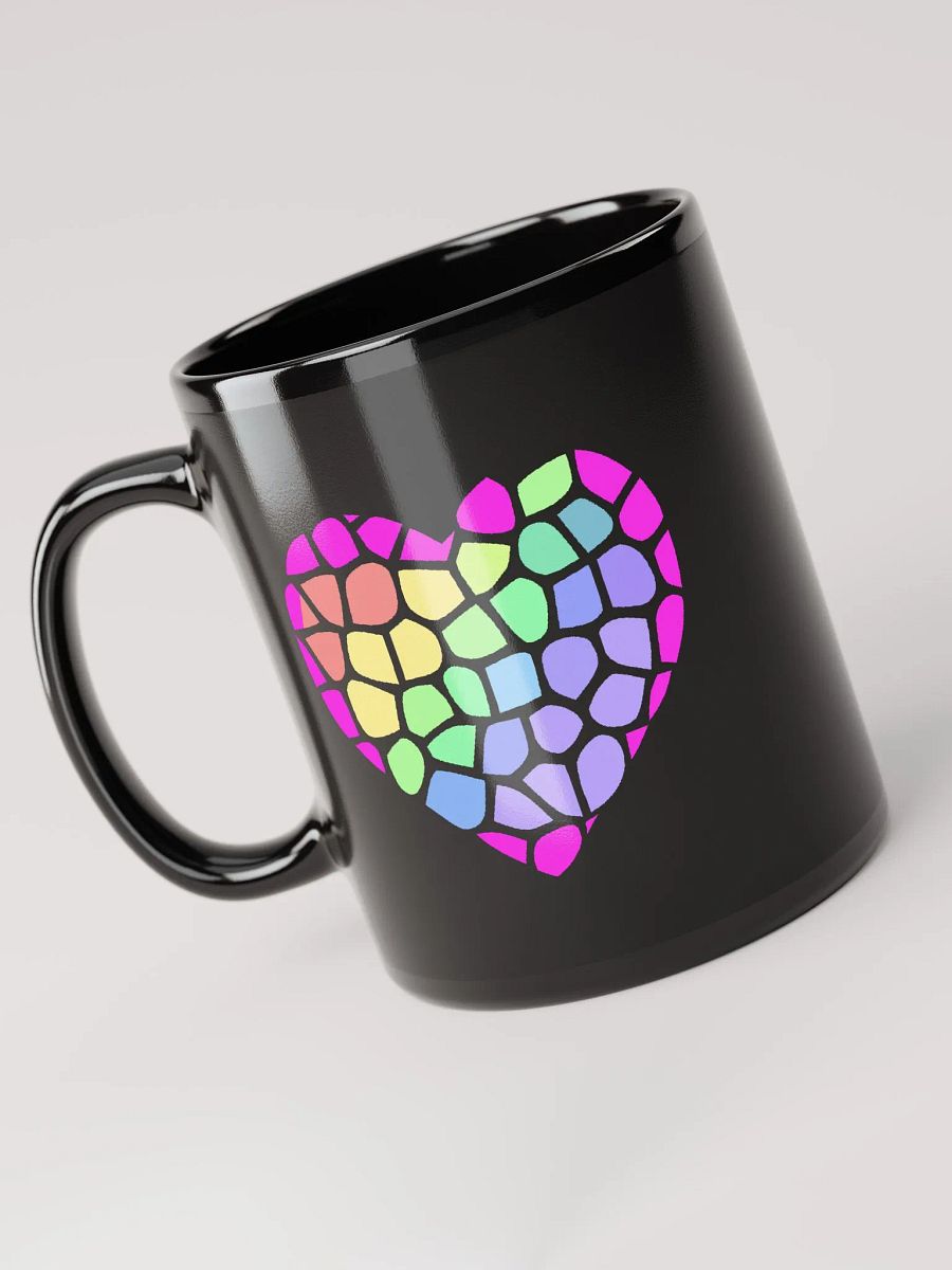 Double Down Heart Mug - Black product image (3)