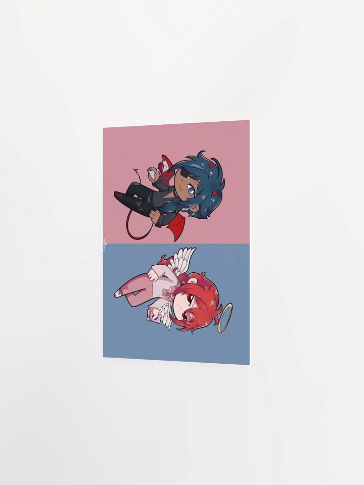 Demon Kaeya & Angel Diluc Print (Genshin Impact) product image (2)