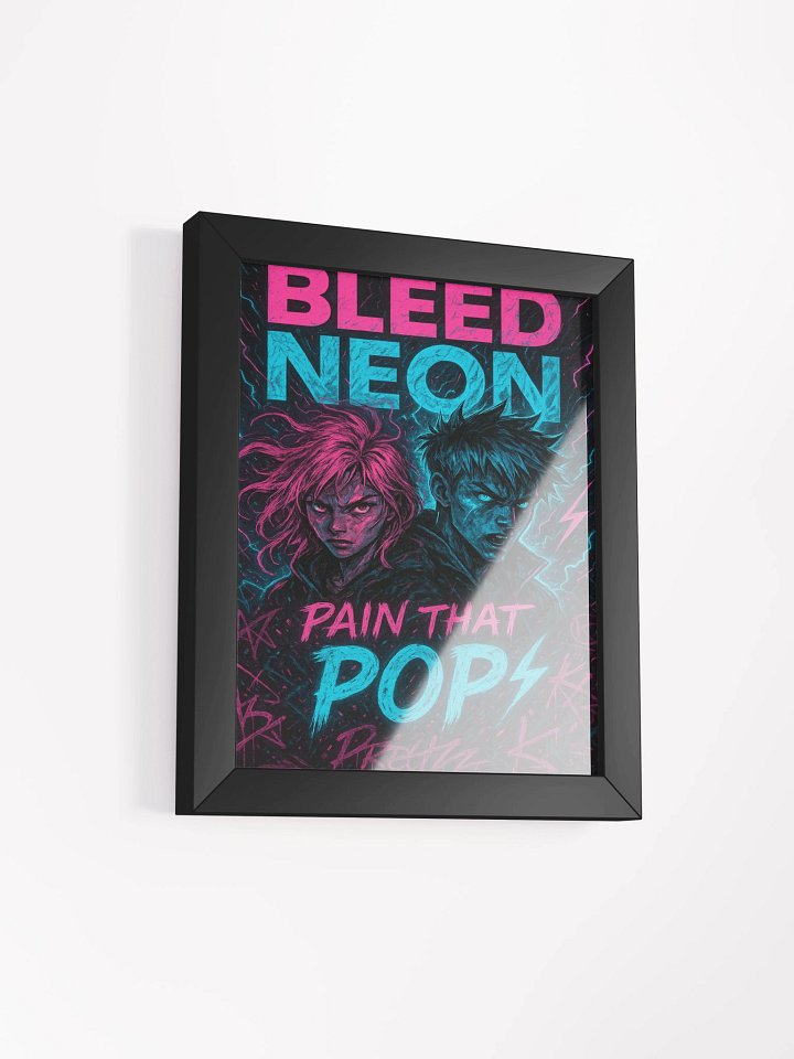 Bleed Neon Framed Poster product image (10)