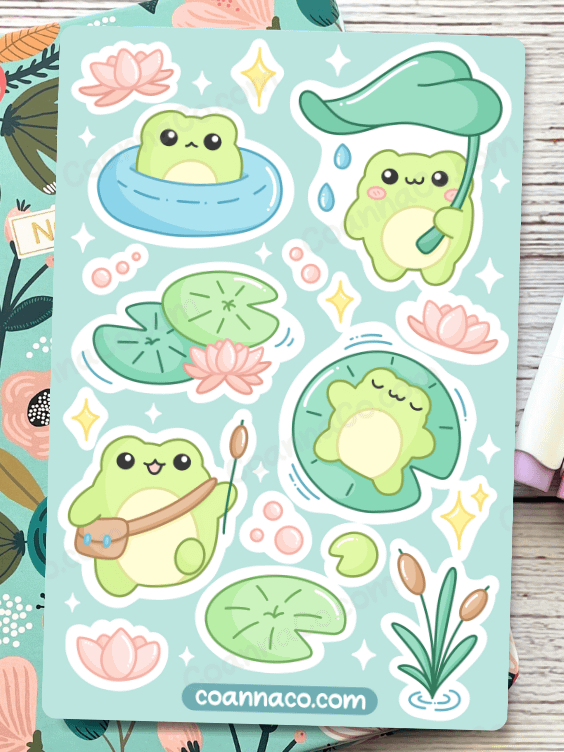 Froggies Sticker Sheet product image (2)