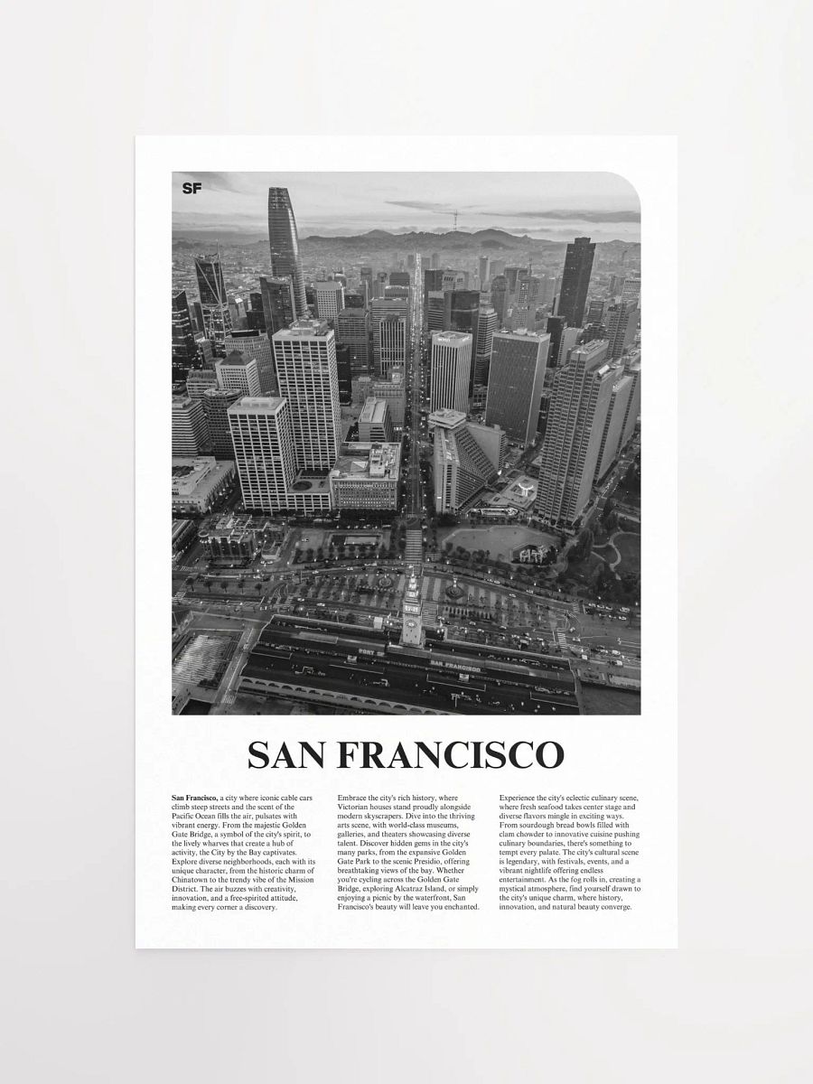 San Francisco 03 Newspaper Poster product image (5)