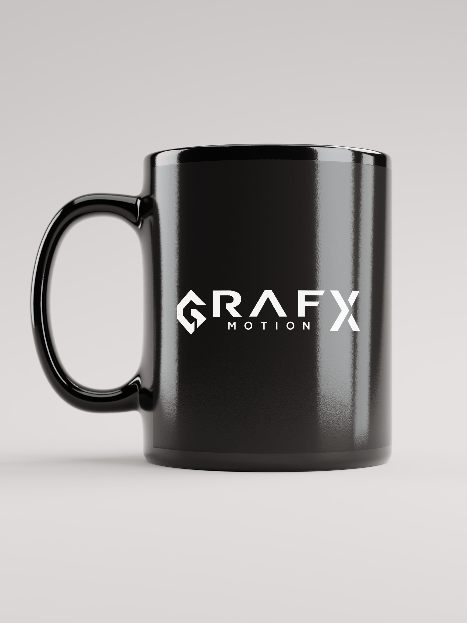 GFX Motion | GFX Industries - Black Mug - White Logo product image (11)