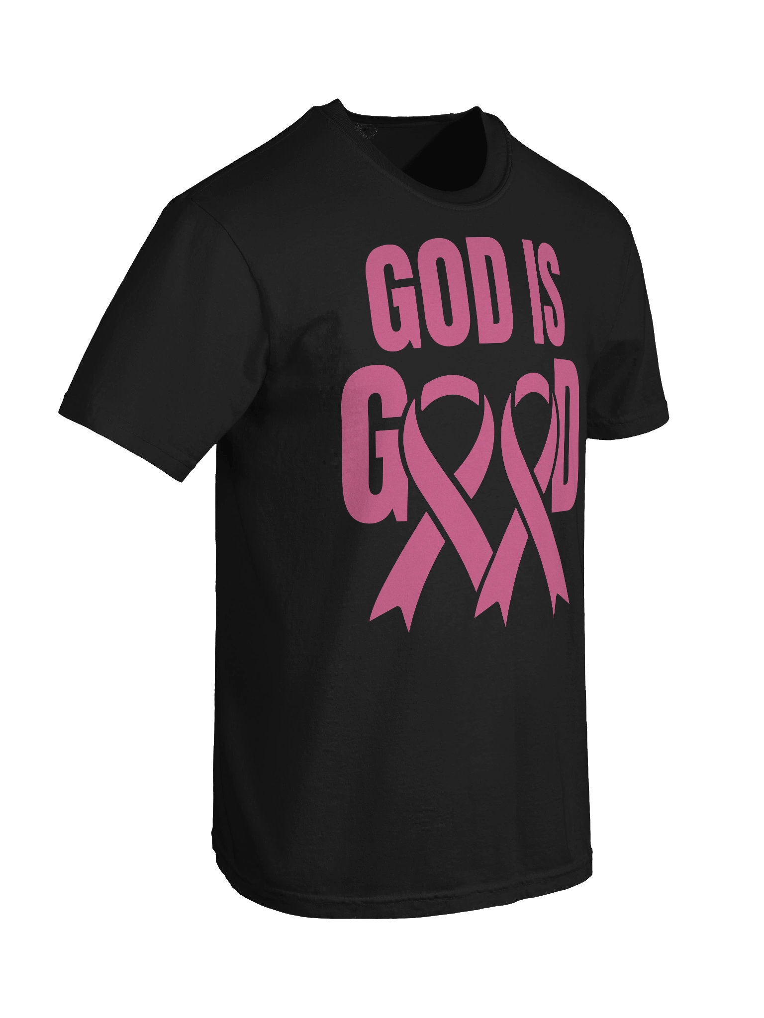 ✨ God Is Good – Breast Cancer Awareness Comfort Colors Tee product image (5)