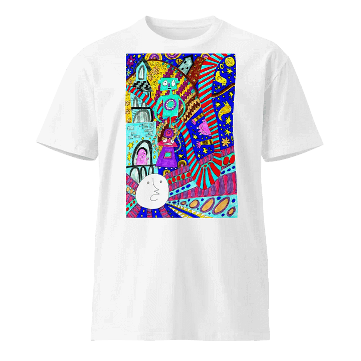 Abstract Vibrant Doodle Fantasy Unisex Tee product image (1)