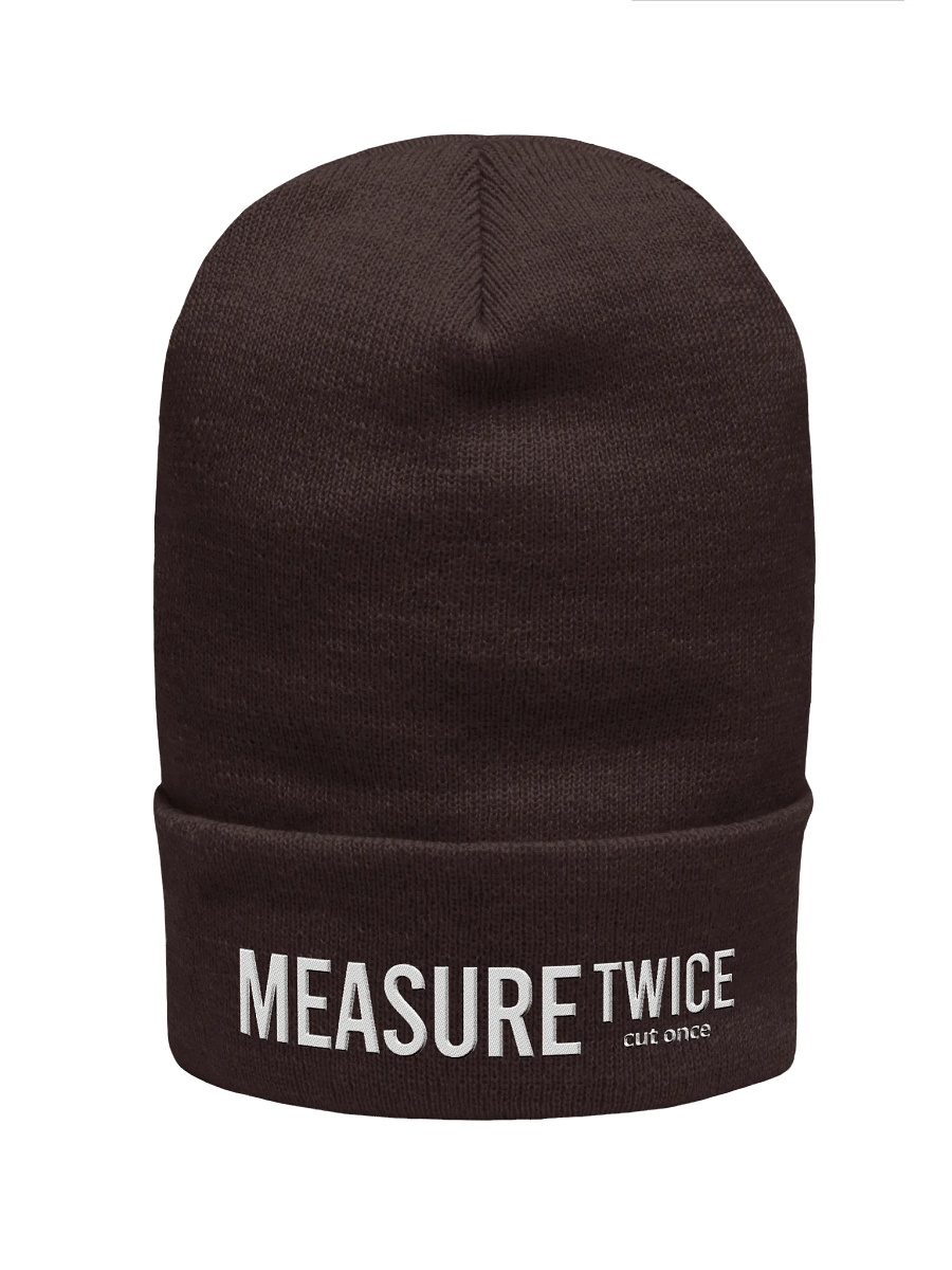 Measure Twice, Cut Once – Wooly Hat product image (1)
