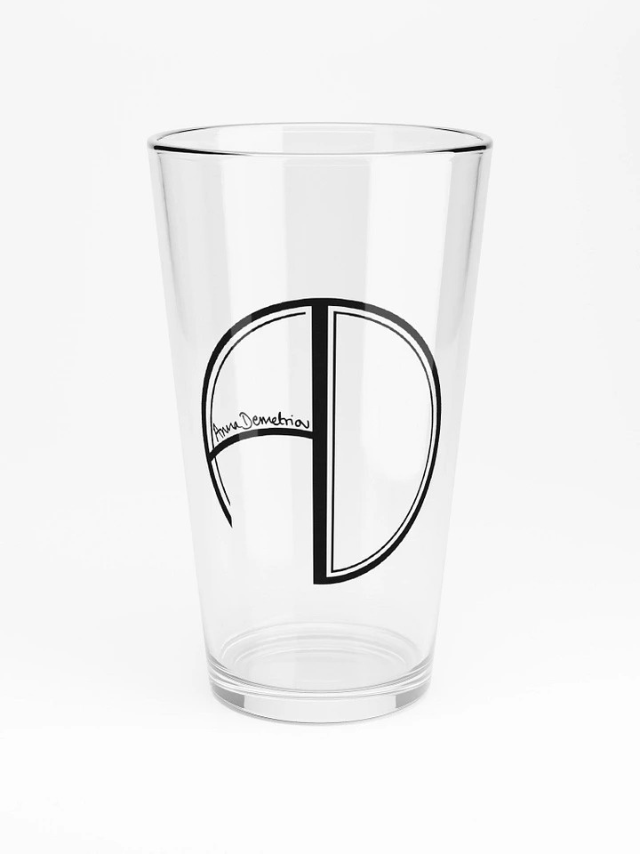 Logo Pint Glass (Black) product image (1)